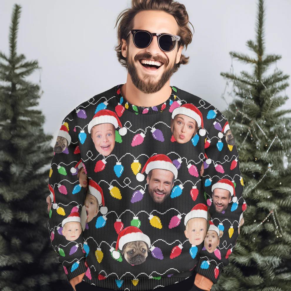 Custom Photo Personalized Ugly Sweater