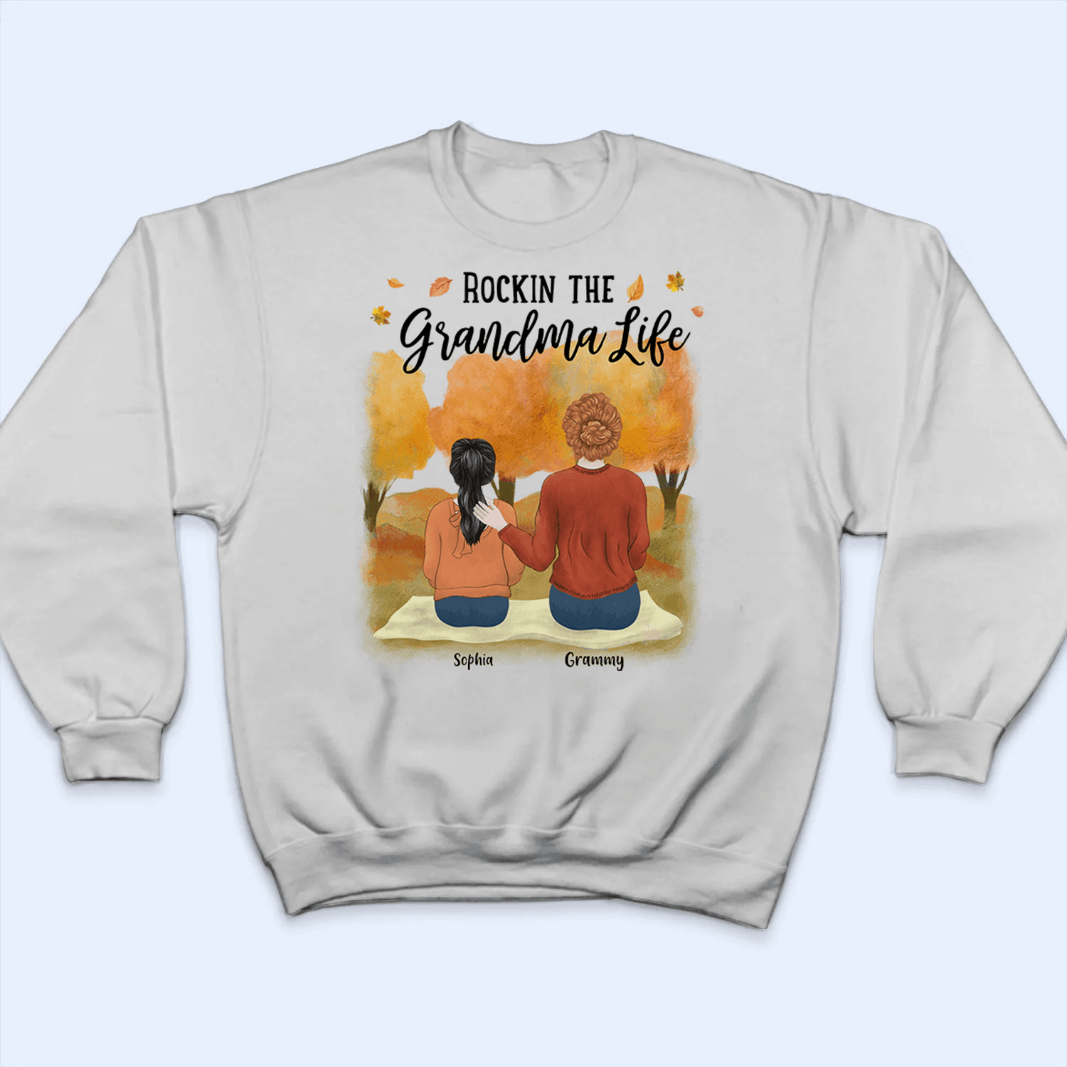 Rockin the Grandparent Life - Personalized Custom T Shirt - Birthday, Loving, Funny Gift for Grandparent, Grandma & Grandpa - Suzitee Store