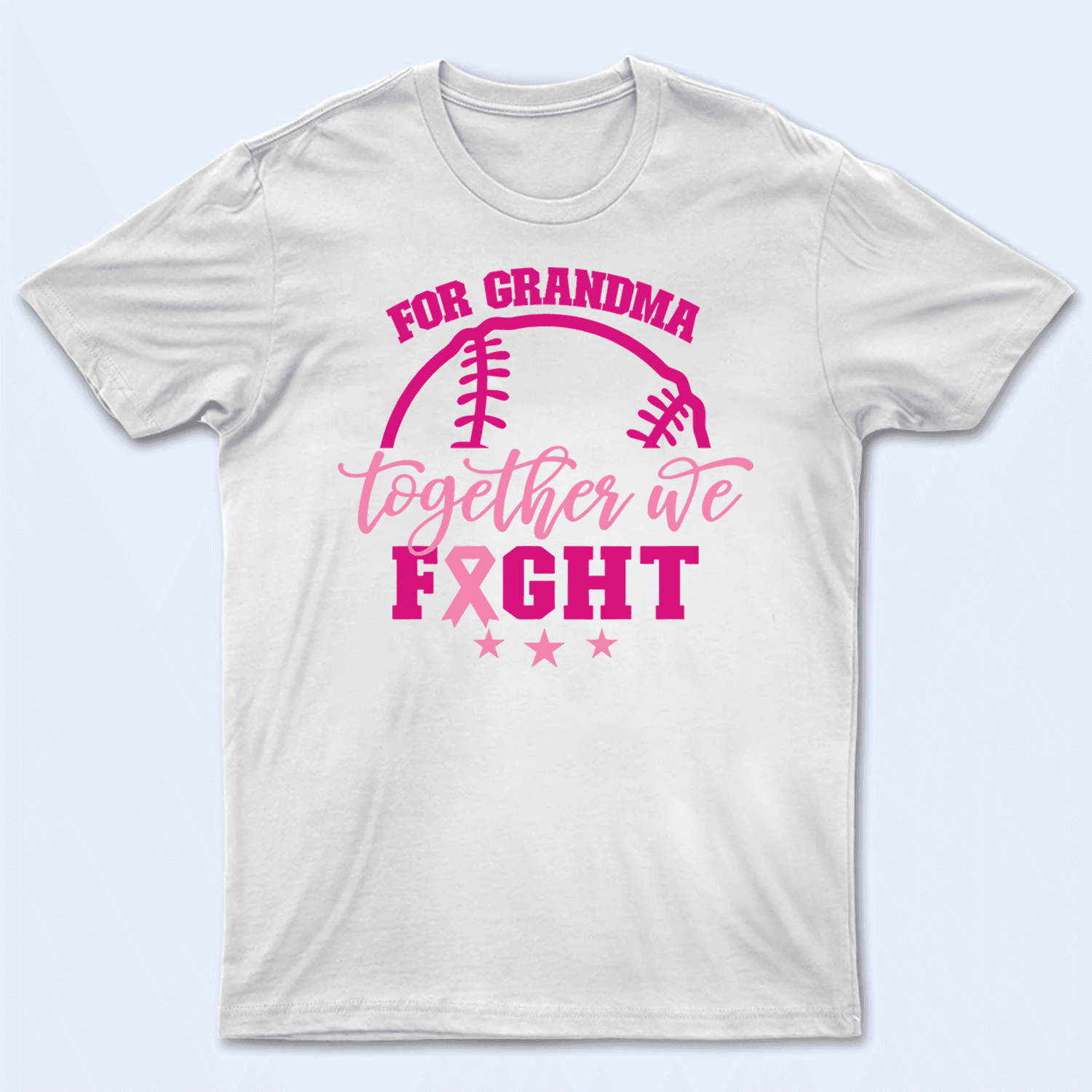 Together We Fight - Personalized Custom T Shirt - Birthday, Loving, Funny Gift for Grandma/Nana/Mimi, Mom, Wife, Grandparent - Suzitee Store