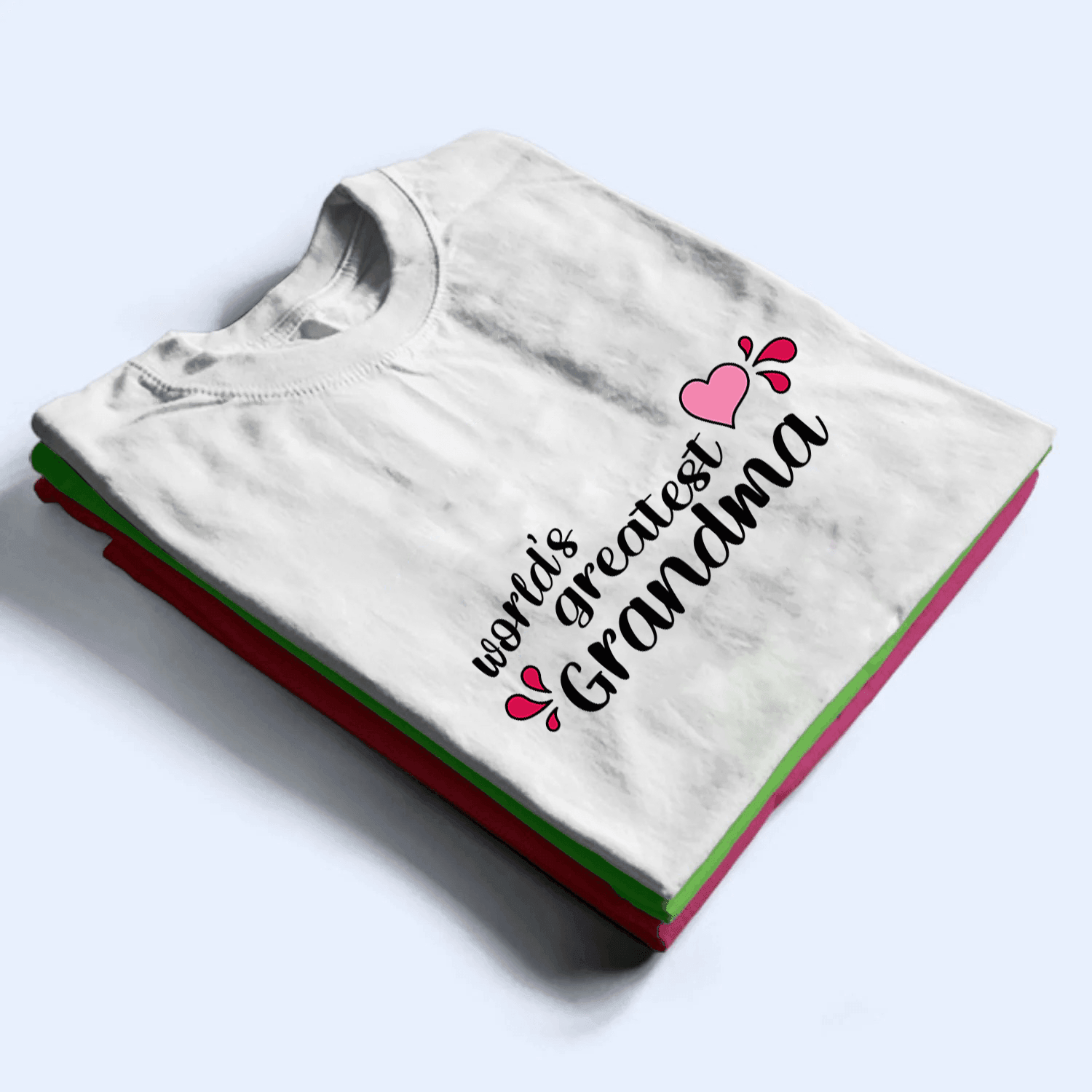 World's Greatest Grandma - Personalized Custom T Shirt - Gift for Grandma/Nana/Mimi, Mom, Wife, Grandparent - Suzitee Store