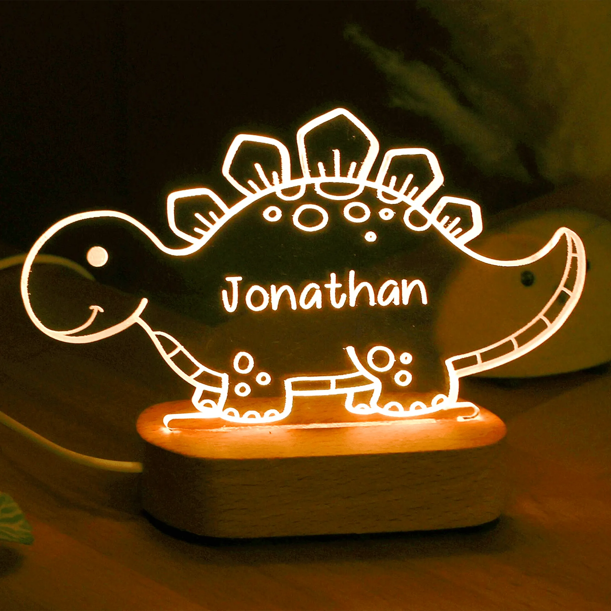 Custom Gifts for Son, Grandson, Boys - Personalized Lorry Truck Night Light - Birthday Gift for Kids, Children, Grandchildren, Little Boys | Bedroom